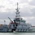 HMC Seeker, a UK Border Force patrol boat, moored in Ramsgate Harbour, Kent.