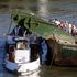The Marchioness being raised after it sank on the River Thames in 1989