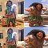 Mohamed Salah dressed up as Maui from the Disney film Moana. Pic: Twitter/MohamedSalah/Disney