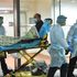 Medical staff transfer a patient of a suspected case of a new coronavirus at the Prince of Wales Hospital in Hong Kong, China January 22, 2020. Picture taken January 22, 2020. cnsphoto via REUTERS. ATTENTION EDITORS - THIS IMAGE WAS PROVIDED BY A THIRD PARTY. CHINA OUT.