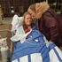 Jason Kelk pictured outside St James' Hospital in Leeds with his wife Sue. Pic: Sue Kelk