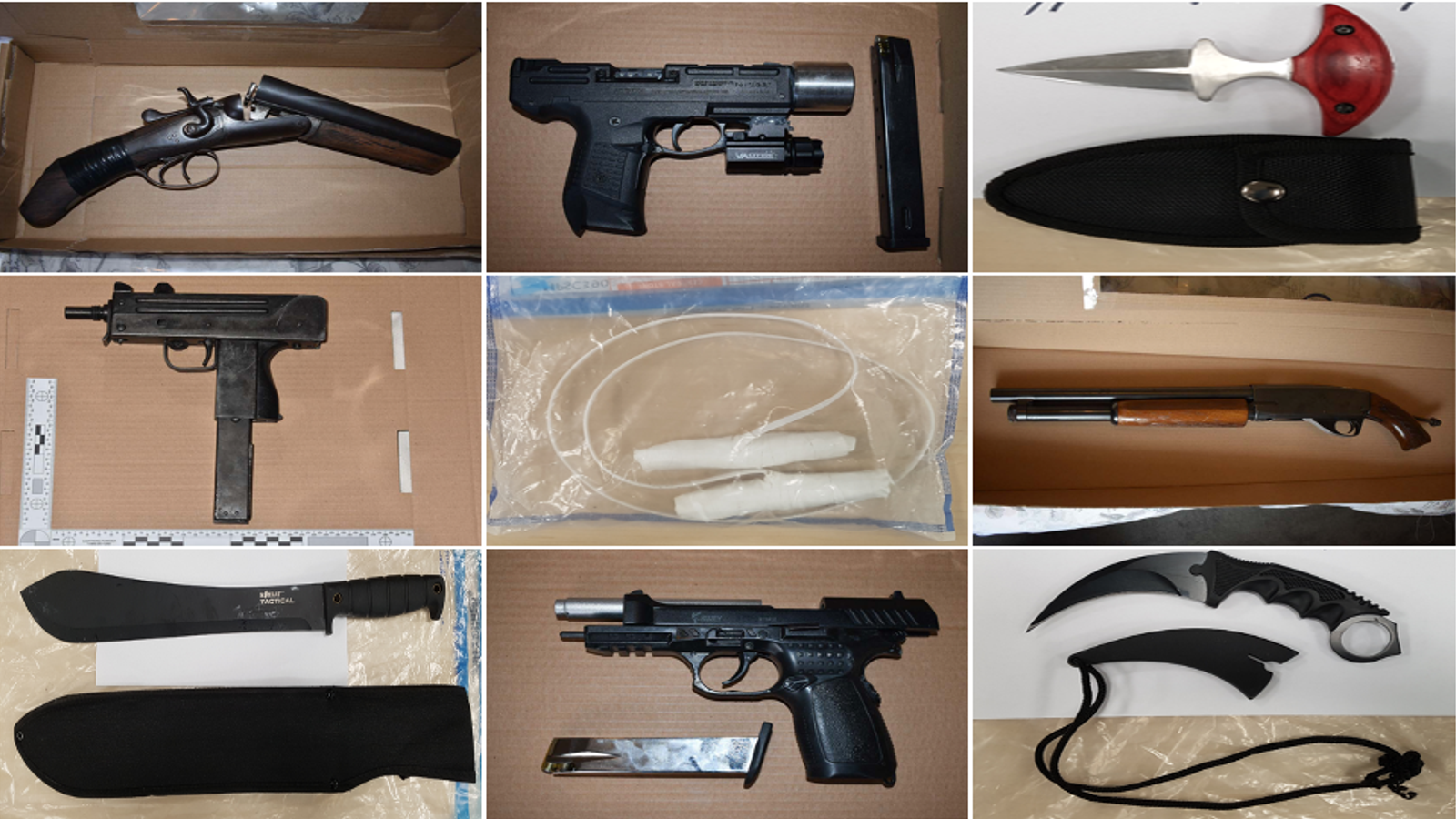 Man jailed after keeping arsenal of weapons in toddler daughter's bedroom - including sawn-off shotgun - Man jailed after keeping arsenal of weapons in toddler daughter's bedroom - including sawn-off shotgun