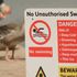 Fire services say people must not get in the water if they see warnings about swimming