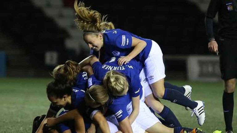 Everton Ladies leave it late  News  SportsWomen  Sky Sports