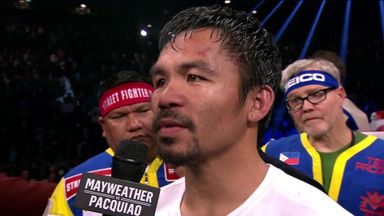 Pacquiao: I thought I won