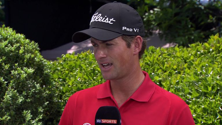 Simpson happy with opening round | Video | Watch TV Show | Sky Sports