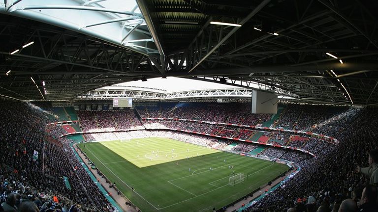 The Millennium Stadium will host the 2017 Champions League final 
