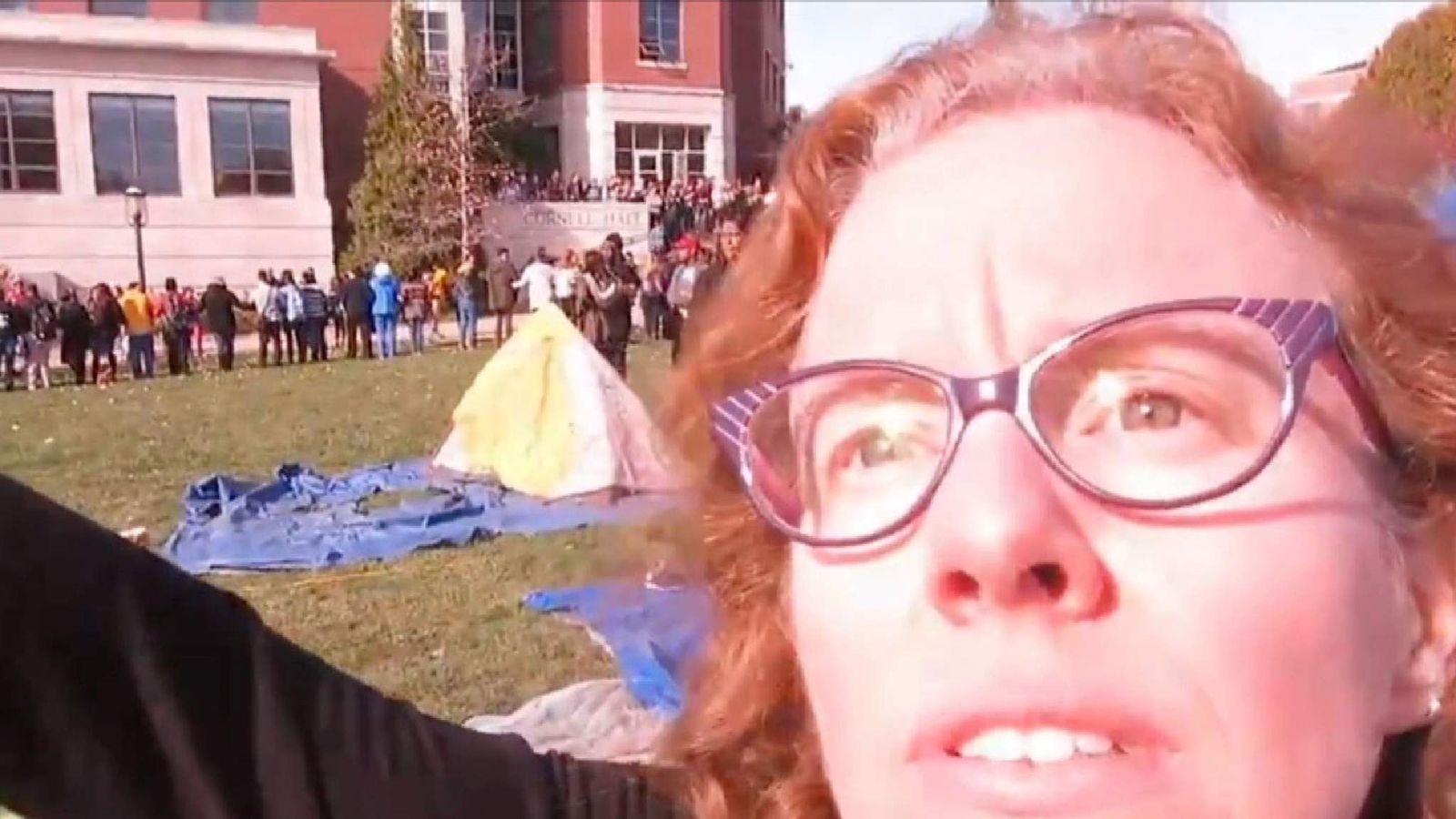 Professor In Protest Video Charged With Assault