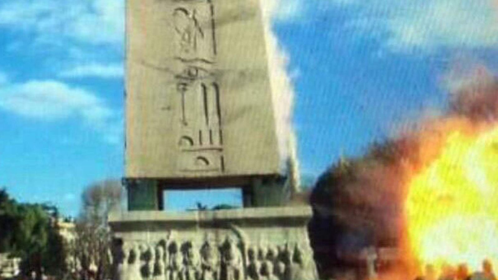 Istanbul Bomb Blast Caught On Tourist's Camera World News Sky News