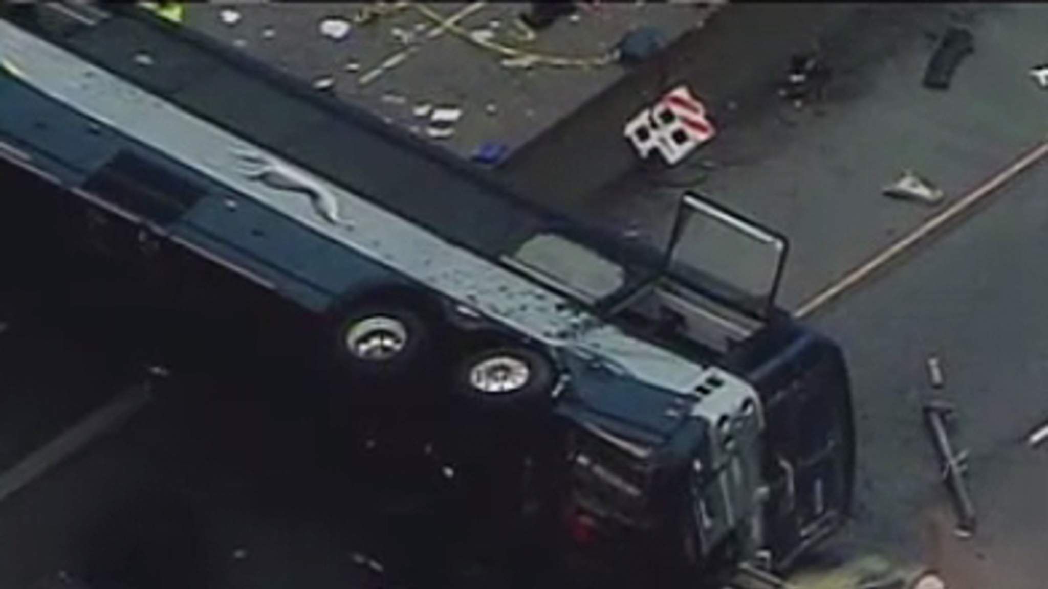 Two Killed And 18 Hurt In Greyhound Bus Crash US News Sky News