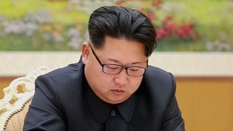 Kim Jong-Un Signs Off H-Bomb Test