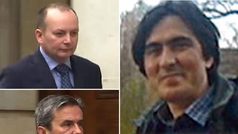 Kevin Duffy (top left) Andrew Passmore (bottom left) Bijan Ebrahimi