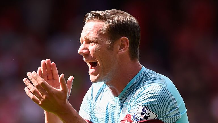 LONDON, ENGLAND - AUGUST 09:  Kevin Nolan of West Ham United in action during the Barclays Premier League match between Arsenal and West Ham United at Emir
