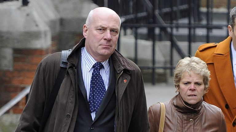 Bob and Sally Dowler arriving for the Leveson Inquiry