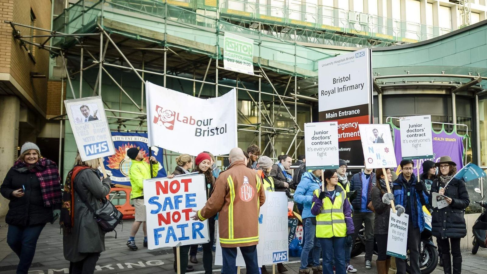 Doctors' Strike 'More Than 2,800' Ops Halted UK News Sky News