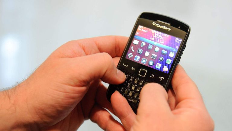 BlackBerry Curve 9360 smartphone as BlackBerry users are facing a new wave of disruptions to their smartphone service.