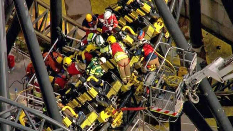 Four Hurt In Rollercoaster Crash