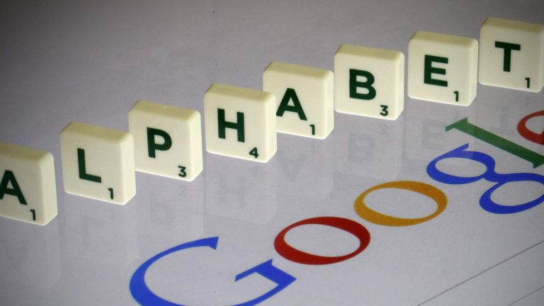 Google Logo With Alphabet