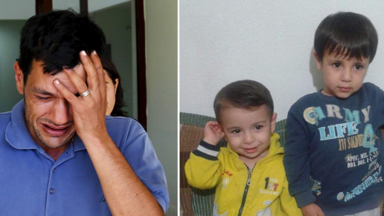 Drowned Boys' Father Tells How Boat Capsized World News Sky News