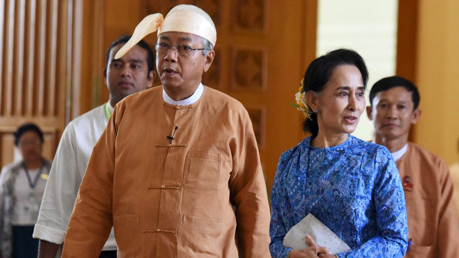 New Myanmar Leader Marks Historic Power Shift | World News | Sky News