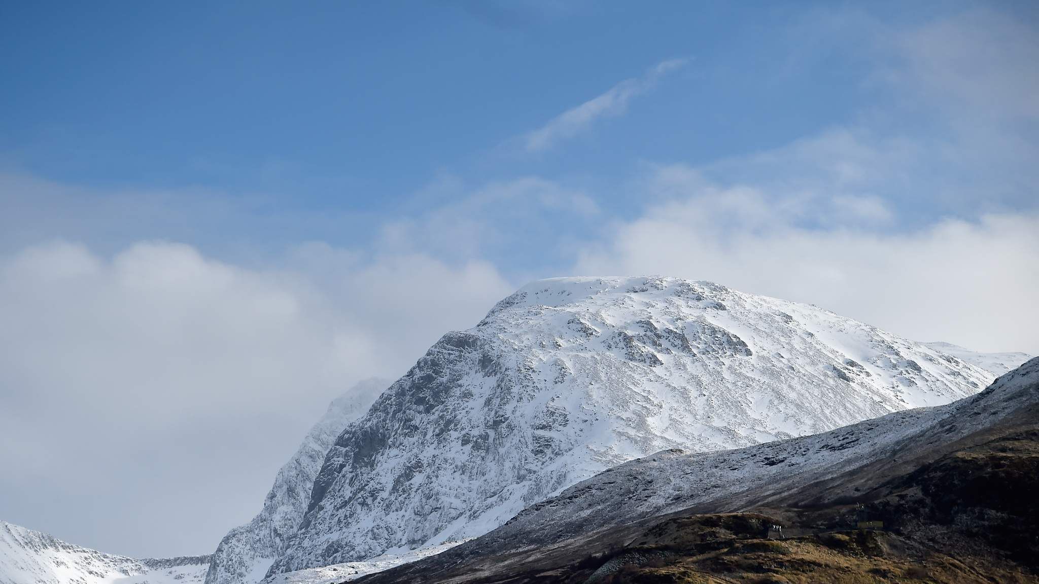 Гора Бен Невис в Шотландии