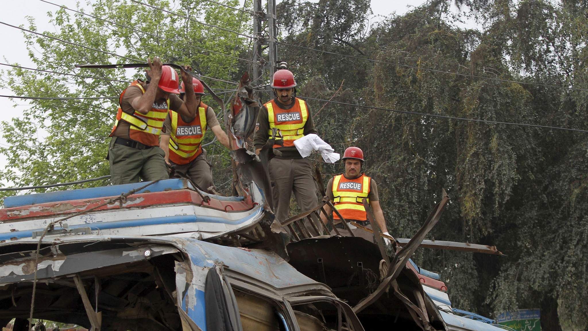 Bomb Planted Under Bus Seat Kills 15 In Pakistan | World News | Sky News