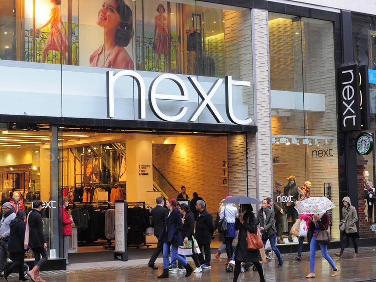 Next fashion retailer on Oxford street