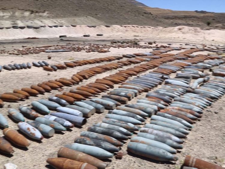 Weapons allegedly dropped in Yemen by Saudi coalition planes 2