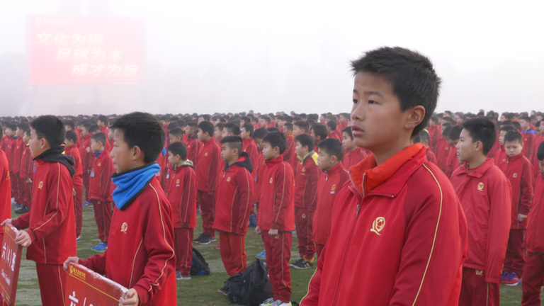 Guangzhou Evergrande Academy is the biggest football school in the world