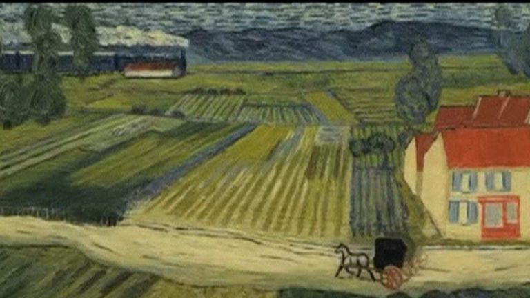 Van Gogh Art Brought To Life In Animated Film | Ents & Arts News | Sky News