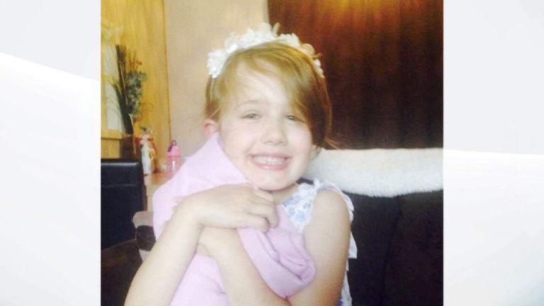 Summer Grant, who was killed when the bouncy castle she was playing in was blown away.