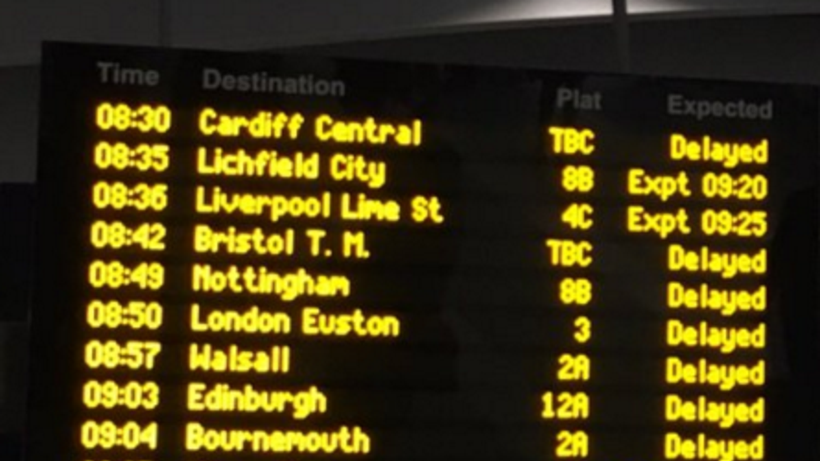 Station Signal Failure Causes Rush-Hour Chaos | UK News | Sky News