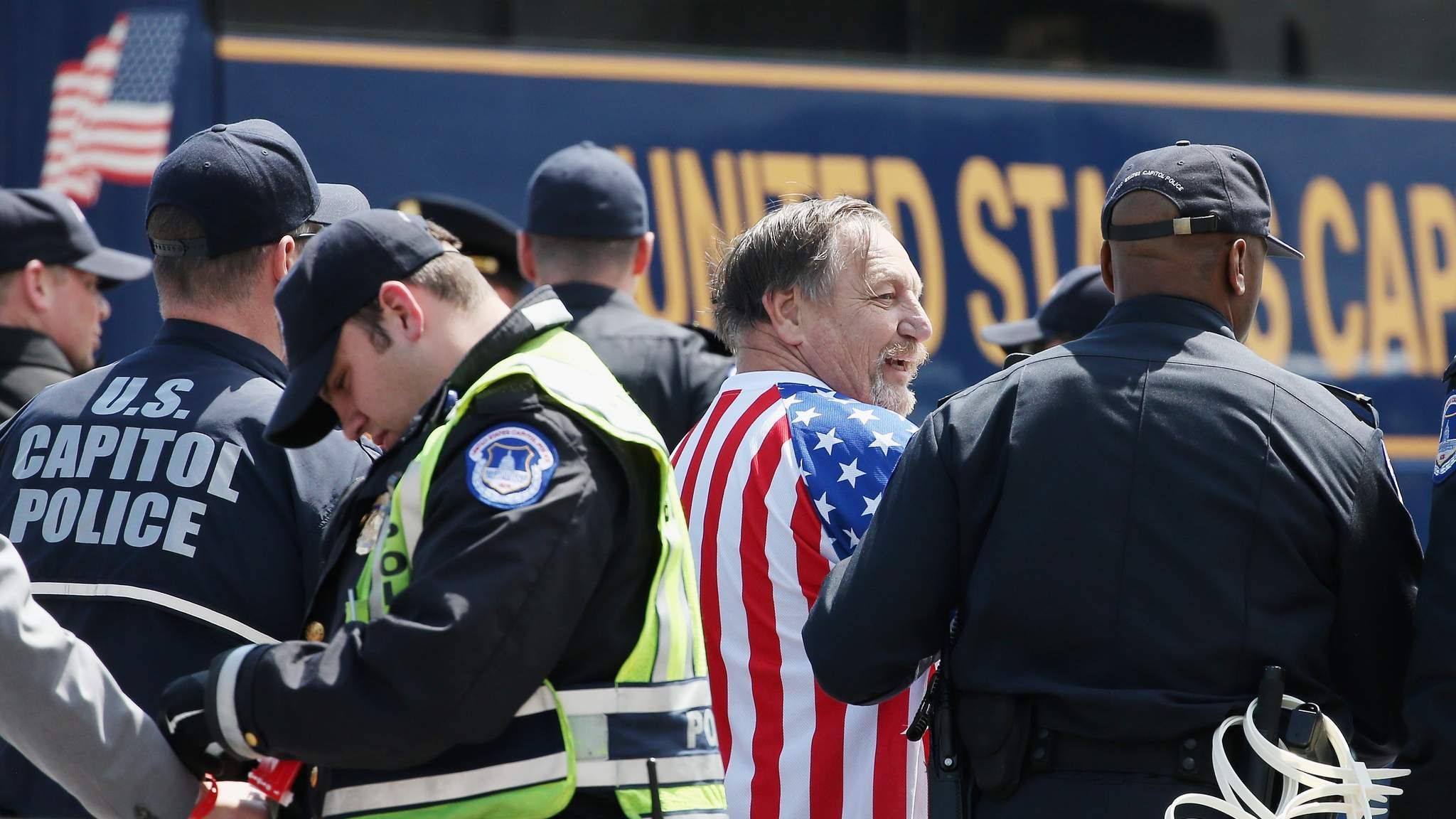 Hundreds Arrested In Capitol Hill Protests | US News | Sky News