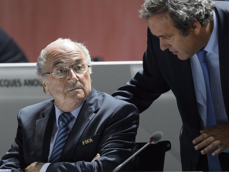 Sepp Blatter and Michel Platini were punished in December over a £1.3m 'disloyal payment'