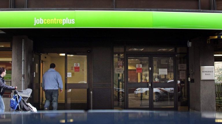 People enter the Jobcentre Plus