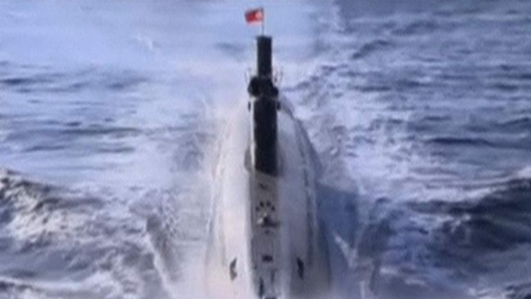 North Korea Submarine