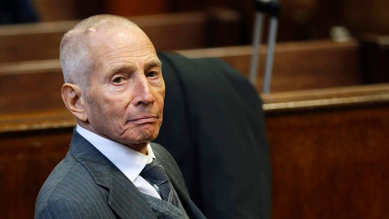 Real estate heir Robert Durst in a court in New York in 2014