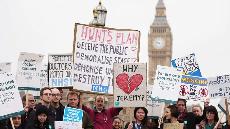 Junior Doctors Stage A Further 48 Hour Strike Over Proposed Contract Changes