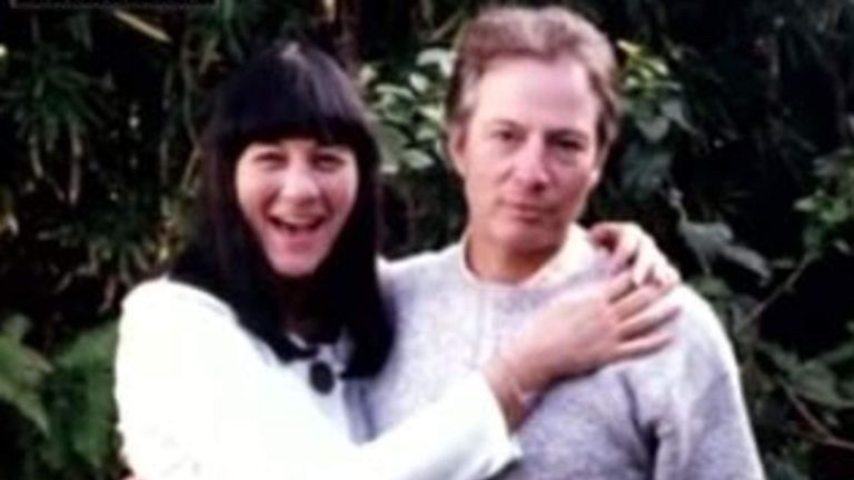 Robert Durst and Susan Berman. Pic: HBO