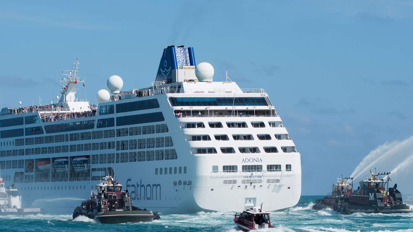 First Us Cruise Ship Docks In Cuba Since 1978 Us News Sky News