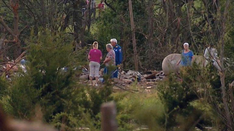 Tornadoes kill at least two across Oklahoma