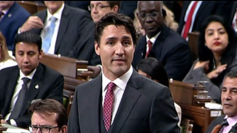 Q Trudeau Elbow Apology