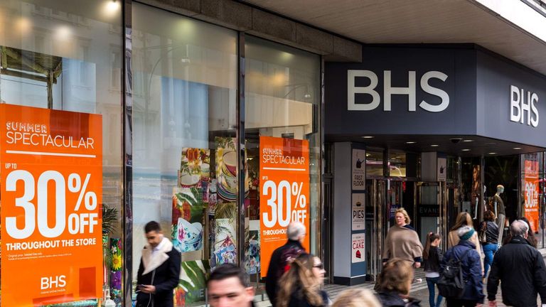BHS on Oxford Street, London