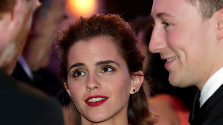 Actress Emma Watson attends the White House Correspondents' Association annual dinner in Washington, U.S.