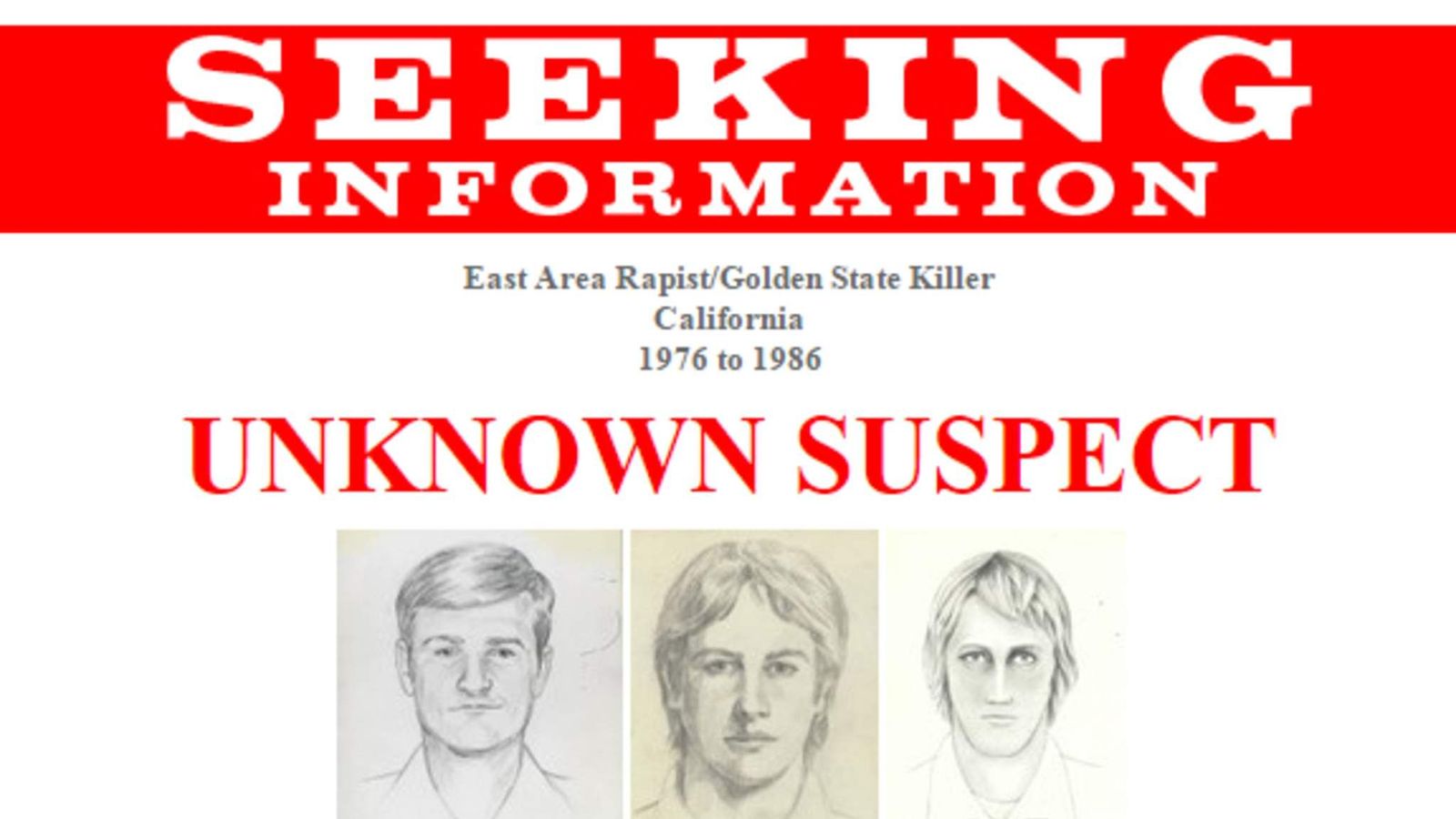 Golden State Killer: Reward In Renewed Hunt | US News | Sky News