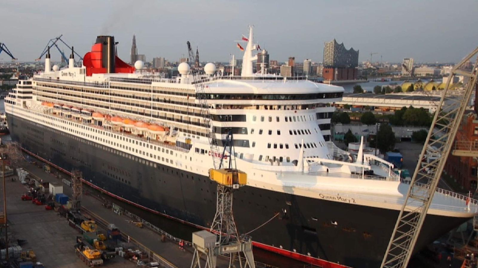 Queen Mary 2 Sets Sail After £90m Refit Scoop News Sky News