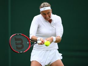 Two-time Wimbledon champion Petra Kvitova beat Sorana Cirstea in straight sets