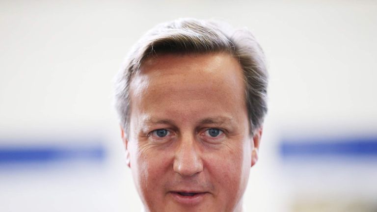 David Cameron Visits General Dynamics