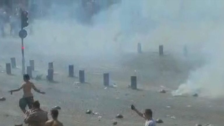 Clashes in France at Euro 2016