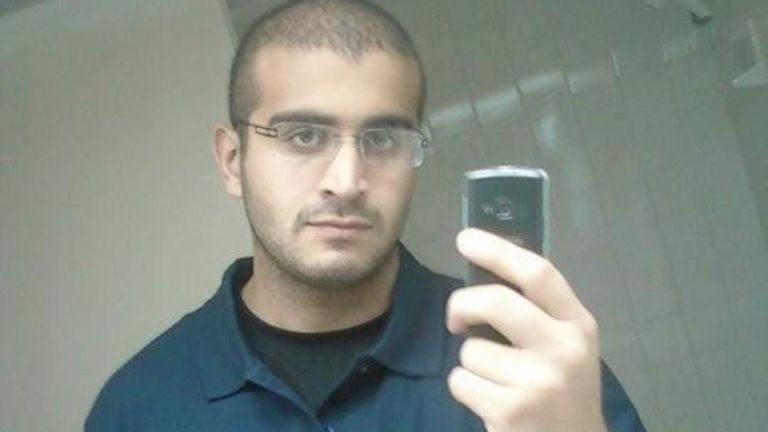Omar Mateen, suspected of shooting dead dozens of people at a nightclub in Orlando, Florida Pic: MySpace